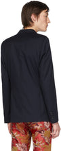 Dries Van Noten Navy Wool Blazer