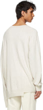 Dries Van Noten Off-White Cashmere Asymmetric Sweater