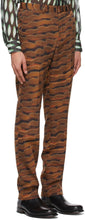 Dries Van Noten Orange Len Lye Edition Straight Trousers