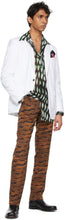 Dries Van Noten Orange Len Lye Edition Straight Trousers