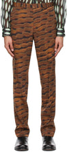 Dries Van Noten Orange Len Lye Edition Straight Trousers - Dries Van Noten Orange Len Lye Edition Pantalon droit - 밴 알루미늄 Len Lye Edition Straight Trousers.