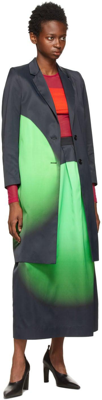 Dries Van Noten Pink Nylon Mesh Long Sleeve T-Shirt