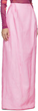 Dries Van Noten Pink Organza Overlay Skirt