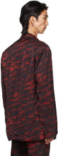 Dries Van Noten Red Len Lye Edition Graphic Blazer