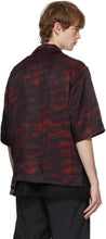 Dries Van Noten Red Len Lye Edition Twill Short Sleeve Shirt