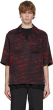 Dries Van Noten Red Len Lye Edition Twill Short Sleeve Shirt - Sèche Van Noten Rouge Len Lye Edition Twill Shirt à manches courtes - Dries van noten red len lye 에디션 능직 짧은 소매 셔츠