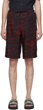Dries Van Noten Red Len Lye Edition Twill Shorts - Dries Van Notten Red Len Lye Edition Short twill - Dries van no noten red len lyedition 능직 엉덩이 반바지