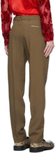 Dries Van Noten Tan Zip Trousers