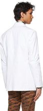 Dries Van Noten White Cotton Blazer
