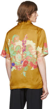 Dries Van Noten Yellow Floral Print Shirt