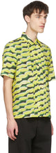 Dries Van Noten Yellow Len Lye Edition Camillo Short Sleeve Shirt