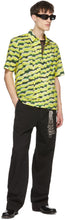 Dries Van Noten Yellow Len Lye Edition Camillo Short Sleeve Shirt