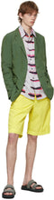 Dries Van Noten Yellow Poplin Shorts