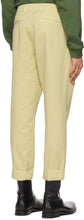 Dries Van Noten Yellow Twill Trousers