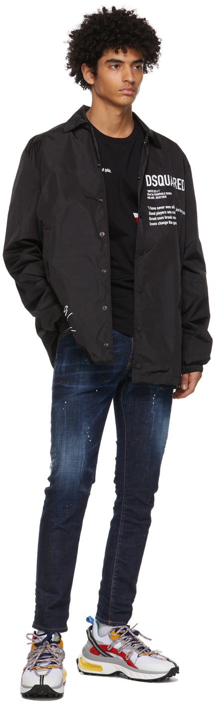 Dsquared2 Black Ibrahimovic Edition 'Icons Change The Game' T-Shirt