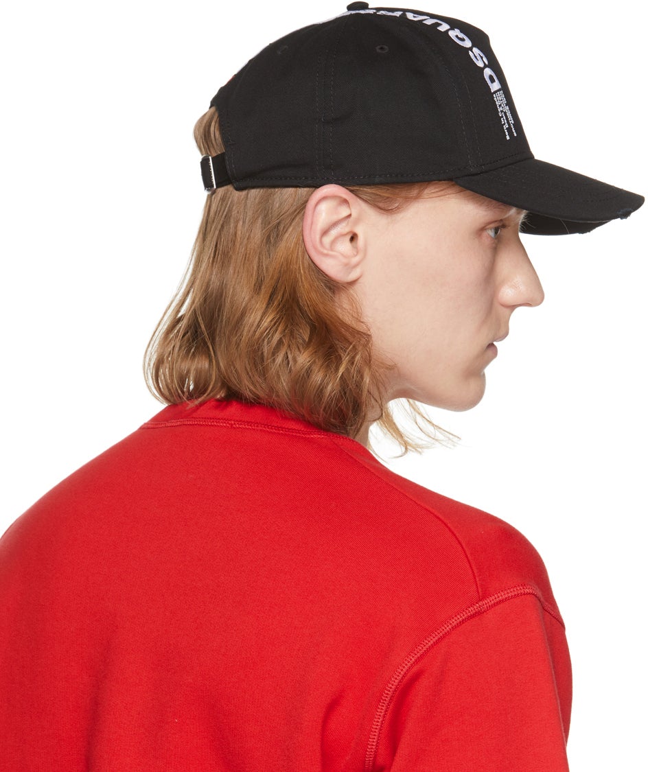 Dsquared2 Black Line Cap