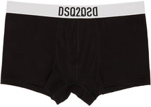 Dsquared2 Black Logo Trunk Boxers - Dsquared2 Noir Logo Boxers Boxers - dsquared2 검은 로고 트렁크 권투 선수
