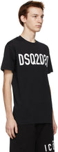 Dsquared2 Black Mirror Logo Cool T-Shirt