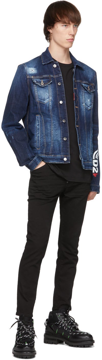 Dsquared2 Black Round Neck T-Shirt