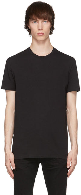 Dsquared2 Black Round Neck T-Shirt - T-shirt à col rond noir Dsquared2 - Dsquared2 검은 둥근 목 티셔츠