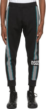 Dsquared2 Black Side Logo Ski Lounge Pants - Dsquared2 Black Side Logo Ski Lounge Pantalon - DSQuared2 검은 색면 로고 스키 라운지 바지