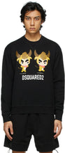 Dsquared2 Black 'Year Of The Ox' Sweatshirt - Dsquared2 Black 'Année du Sweat-shirt Box' - Dsquared2 흑인의 해마다 'sweatshirt