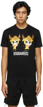 Dsquared2 Black 'Year Of The Ox' T-Shirt - Dsquared2 T-shirt noire 'Année du bœuf' - DSQUARED2 흑인의 해 '티셔츠의 해