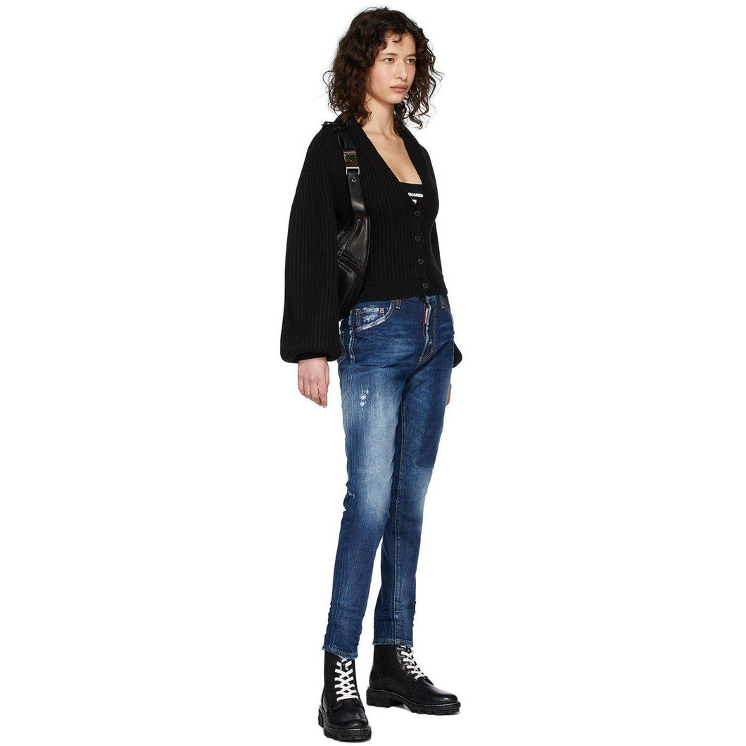 Dsquared2 Blue Skinny Dan Jeans - Dsquared2 Blue Skinny Dan Jeans - Dsquared2 블루 스키니 댄 청바지