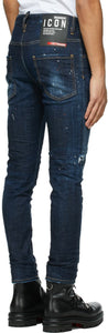 Dsquared2 Blue Zlatan IbrahimoviÄ‡ Edition Icon Talent Skater Jeans