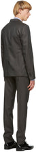 Dsquared2 Grey Wool Striped Tokyo Fit Suit