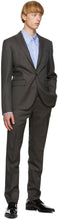Dsquared2 Grey Wool Striped Tokyo Fit Suit