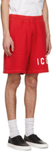 Dsquared2 Red 'Icon' Shorts