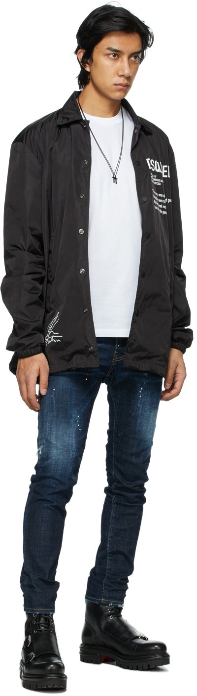 Dsquared2 White Ibrahimovic Edition Text T-Shirt