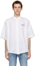 Dsquared2 White Mini Logo Shirt - T-shirt Mini Logo Blanc Dsquared2 - DSquared2 화이트 미니 로고 셔츠