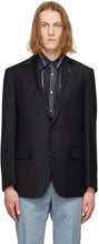 Dunhill Navy Wool Mayfair Blazer - Dunhill Navy Laine Mayfair Blazer - Dunhill Navy Wool Mayfair Blazer