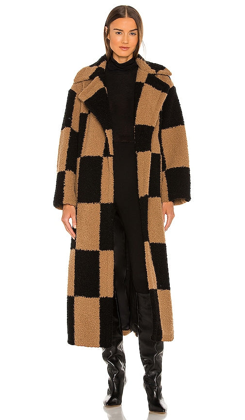 EAVES Arlo Coat in Tan Esvents Arlo Mabet dans le bronzage 屋檐arlo外套棕褐色