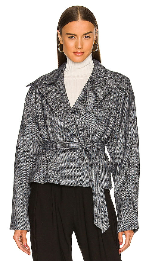 EAVES Clover Jacket in Black Veste de trèfle en noir 黑色的屋檐三叶草夹克