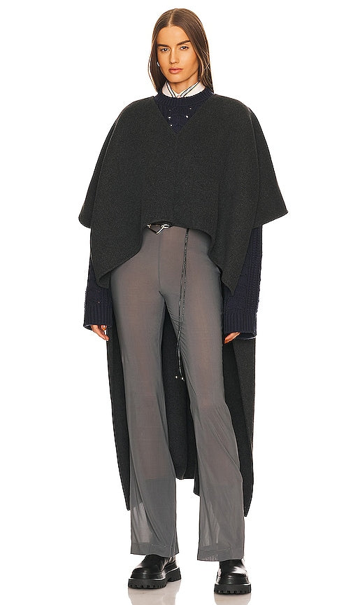 EAVES Dax Poncho in Charcoal Eaves dax poncho à charbon de bois 屋檐达克斯·雨口（Charcoal）