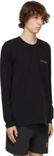 EDEN power corp Black Recycled Cotton 'Mycellium' Long Sleeve T-Shirt