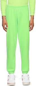 ERL Green Logo Lounge Pants - Pantalon Logo Green Logo Erl - ERL 그린 로고 라운지 바지
