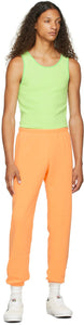 ERL Green Rib Knit Tank Top