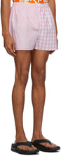 ERL Pink Check Boxer Shorts