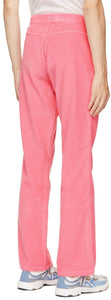 ERL Pink Waffle Corduroy Trousers