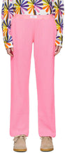 ERL Pink Waffle Lounge Pants - Pantalon Lounge Waffle rose Erl - ERL 핑크 와플 라운지 바지