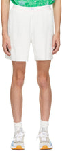 ERL White Waffle Shorts - Short de gaufre blanc erl - ERL 화이트 와플 반바지