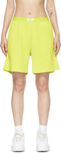 ERL Yellow Waffle Shorts - Short de gaufre jaune erl - ERL 노란색 와플 반바지