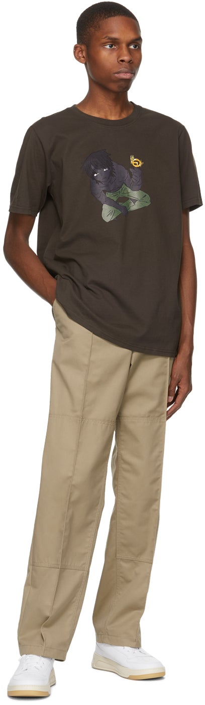 Eastwood Danso Brown Logo Graphic T-Shirt