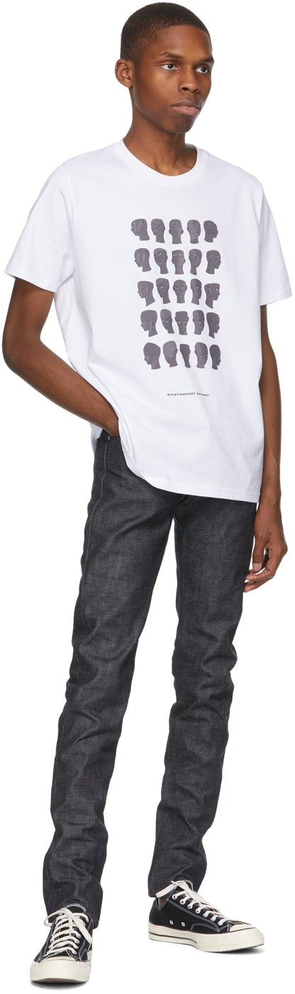 Eastwood Danso White Logo Graphic T-Shirt