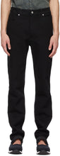 Eckhaus Latta Black High 'EL' Jeans - Eckhaus Latta Noir High 'El' Jeans - Eckhaus 라타 블랙 하이 '엘'청바지