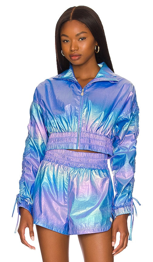 Eleven by Venus Williams Fly Away Jacket in Blue Eleven par Vénus Williams vole de veste en bleu 维纳斯·威廉姆斯（Venus Williams